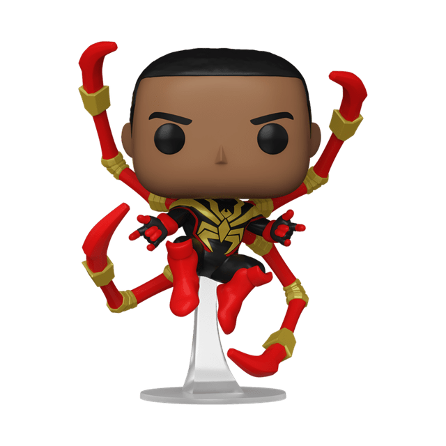 Miles Morales Iron Spider With Chance Of Chase 1448 Spider-Man Marvel Funko Pop Vinyl - 3