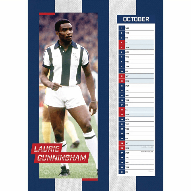 West Brom Legends 2025 Calendar A3 - 2