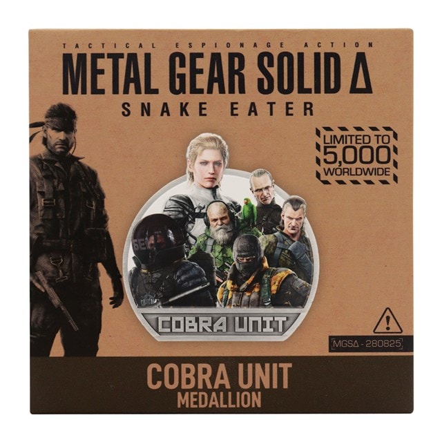 Cobra Unit Metal Gear Solid Delta Medallion - 4