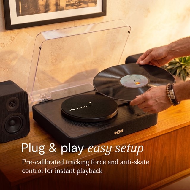 House of Marley Revolution Black Bluetooth Turntable & Speakers - 5