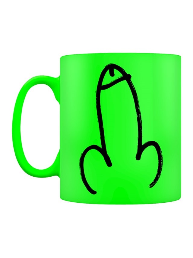 Willy Neon Yellow/Green Mug - 2
