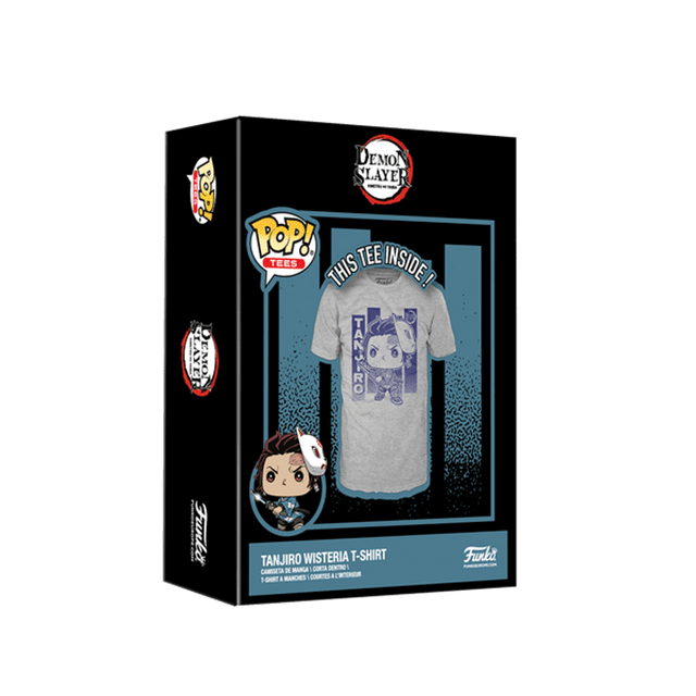 Tanjiro With Wisteria Demon Slayer Funko Boxed Tee (Small) - 4