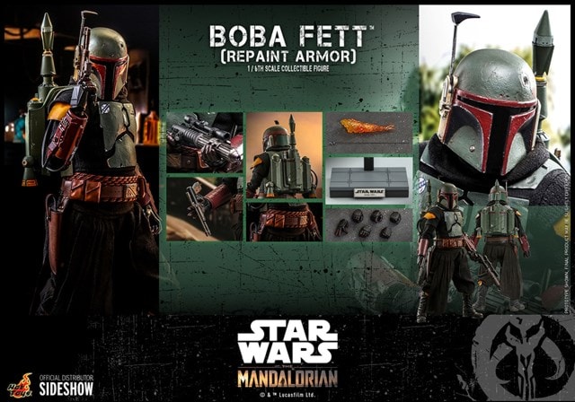 1:6 Boba Fett Repaint Armour - Star Wars: Mandalorian Hot Toys Figurine - 7