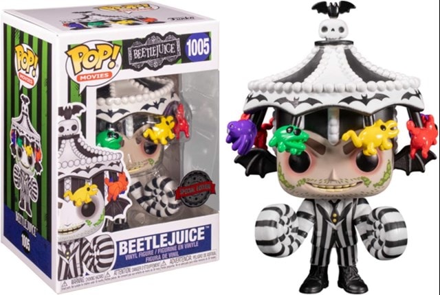 Beetlejuice With Carousel Hat 1005 Beetlejuice Limited Edition Funko Pop Vinyl - 2