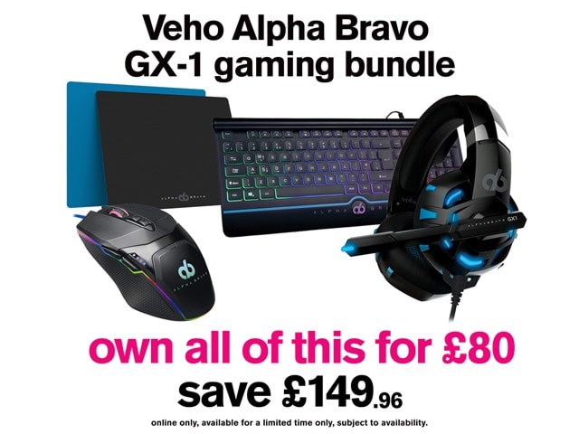 Veho Alpha Bravo GX-1 Gaming Bundle