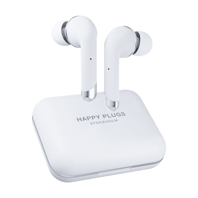 Happy Plugs Air1 Plus White In Ear True Wireless Bluetooth Earphones - 1