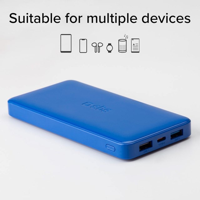 SBS 10W Light Blue 10000mAh Power Bank - 2