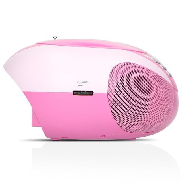 Lenco SCD-37 USB Pink CD Player with FM Radio - 7