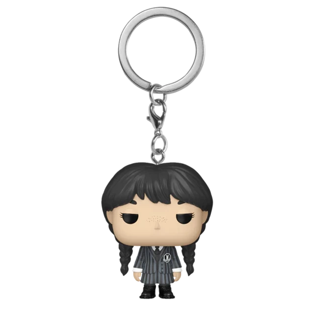 Wednesday Addams Funko Pop Vinyl Keychain - 1