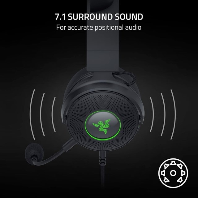 RAZER Kraken Kitty V2 Pro Gaming Headset - Black - 6