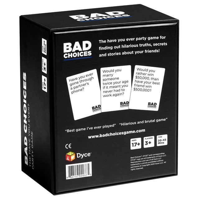 Bad Choices Card Game - 7