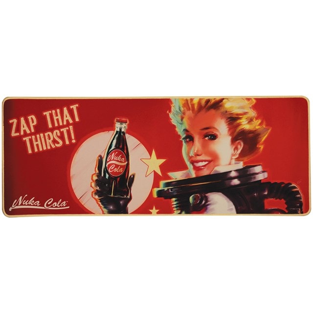 Nuka Cola Fallout XL Desk Pad And Coaster Set - 3