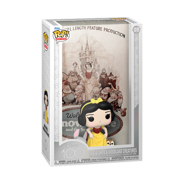 Snow White And Woodland Creatures (09) Snow White And The Seven Dwarfs Pop Vinyl Movie Poster - 2
