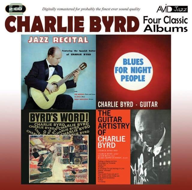 Four Classic Albums: Jazz Recital/Blues for Night People/Byrd's Word!/Guitar Artistry - 1