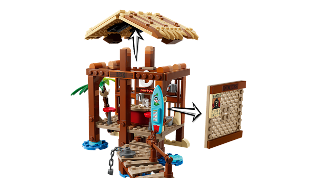Windmill Village Hut One Piece LEGO - 5