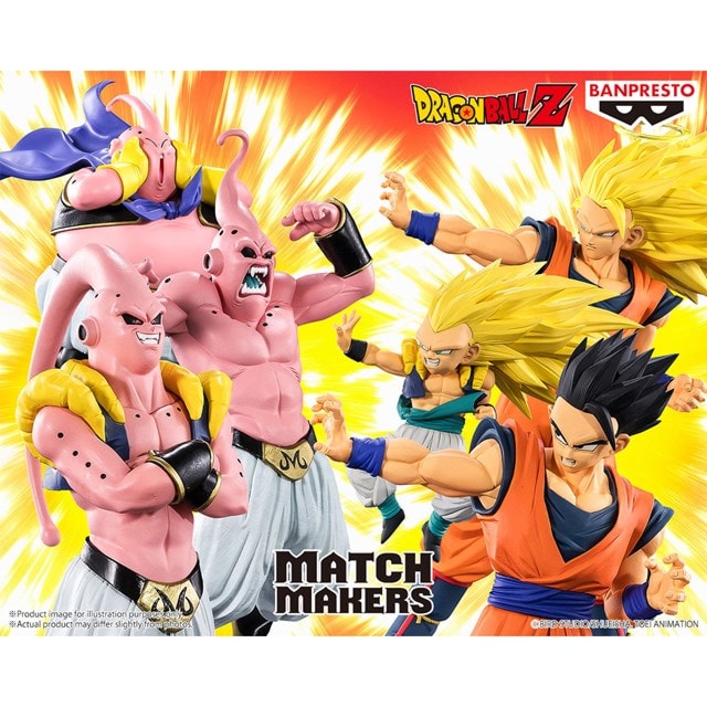 Super Saiyan 3 Goku Vs Majin Buu Match Maker Dragon Ball Z Banpresto Figurine - 8