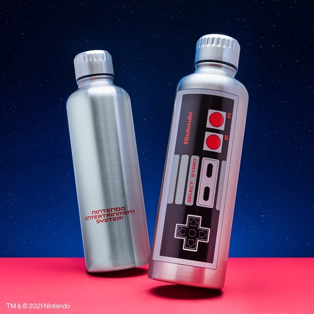 NES Nintendo Metal Water Bottle - 5