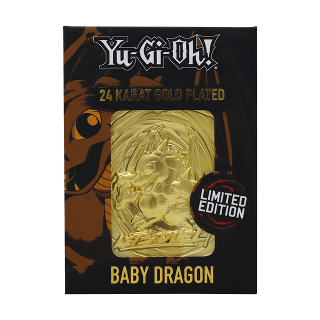 Yu-Gi-Oh! Baby Dragon: 24K Gold Plated Ingot Collectible - 3