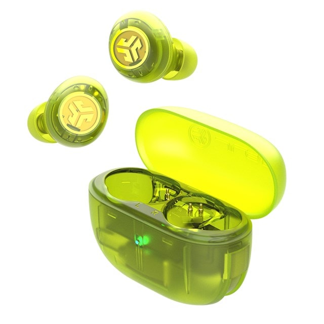 JLab Go Pop ANC Transparent Neon Green Active Noise Cancelling True ...