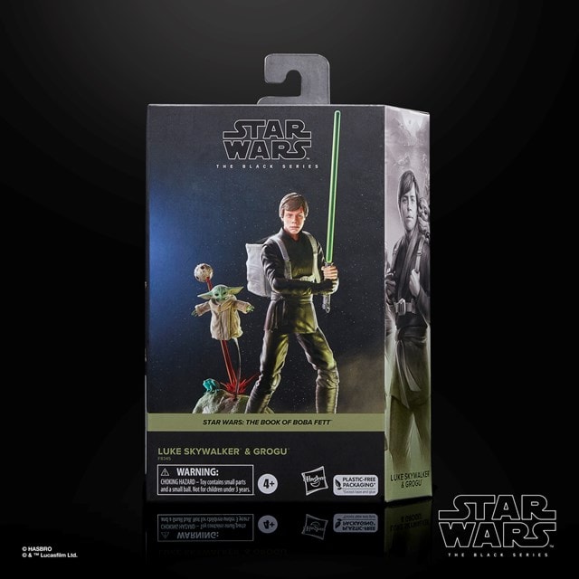 Luke Skywalker & Grogu Hasbro Star Wars The Black Series The Book of Boba Fett Action Figures - 5
