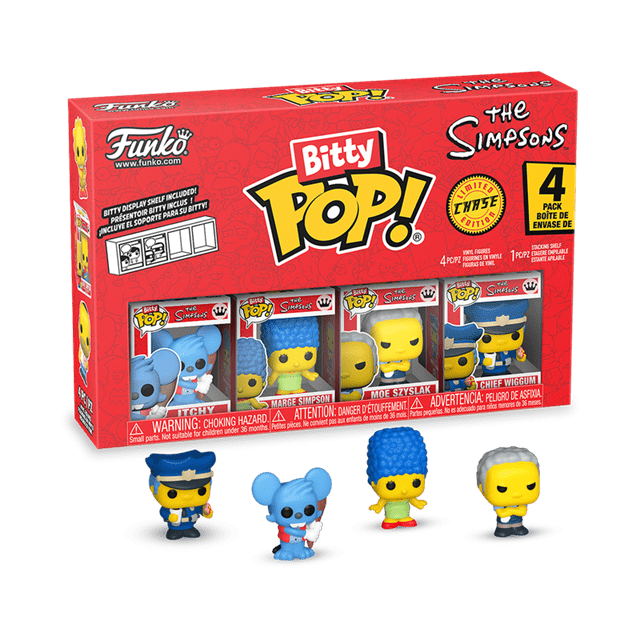 Itchy Simpsons Funko Pop Bitty 4 Pack - 1
