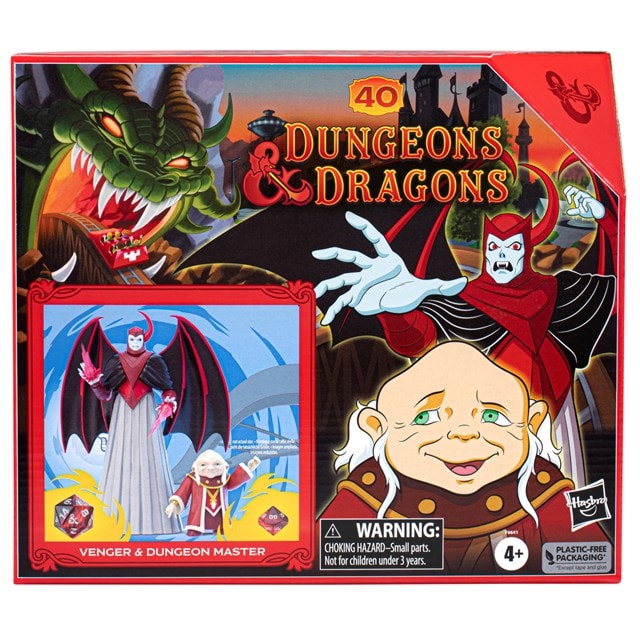 Venger And Dungeon Master Dungeons & Dragons Cartoon Classics Action Figure 2 Pack - 9