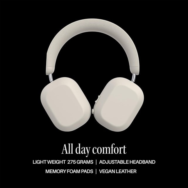 Mondo By Defunc Over Ear Off White Noise Cancelling Bluetooth Headphones - 2