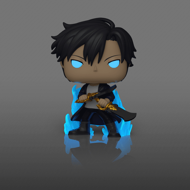 Sung Jinwoo With Chance Of Glow In The Dark Chase 2496 Solo Leveling hmv Exclusive Funko Pop Vinyl - 3