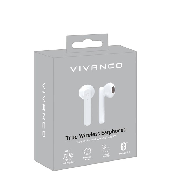 Vivanco Smart Pair White True Wireless Bluetooth Earphones - 3