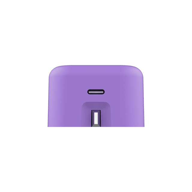 SmartCharger Pro Neon Purple 20W Wall Plug and USB-C Cable Pack - 6