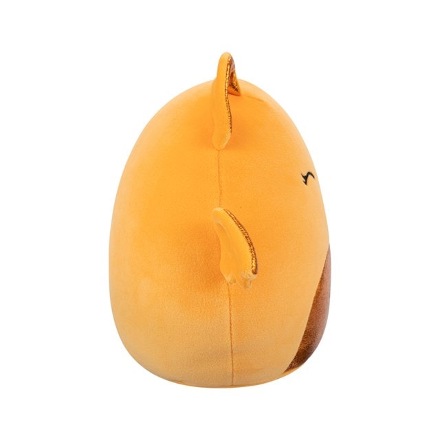 7.5'' Tangie Orange Bat With Metallic Belly And Closed Eyes Squishmallows Plush - 3