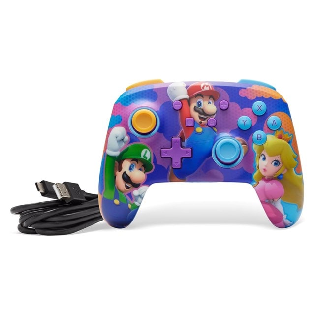 PowerA Enhanced Wireless Controller for Nintendo Switch - Color Splash Heroes - 8