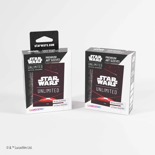 Gamegenic Star Wars Unlimited Red Back Premium Art Card Sleeves | HMV Store