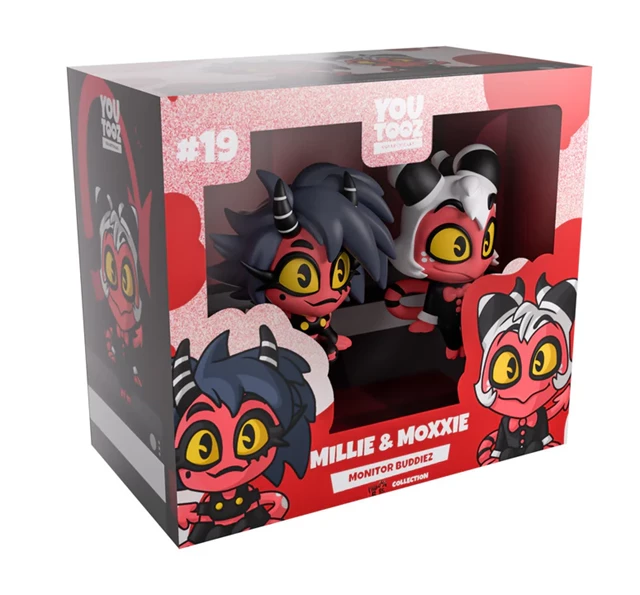 Millie & Moxxie Helluva Boss Monitor Buddiez Youtooz Figurines - 3