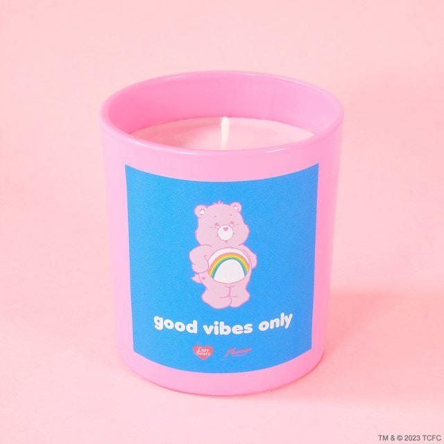 Fuzzy Wuzzy Cheer Bear Jar  Care Bears x Flamingo Candle - 1