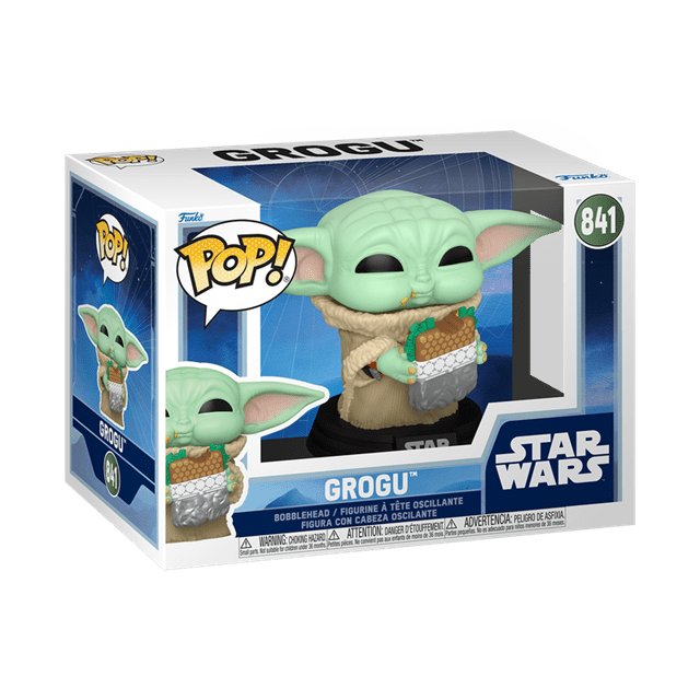 Grogu With Food 841 The Mandalorian & Grogu Funko Pop Vinyl - 2