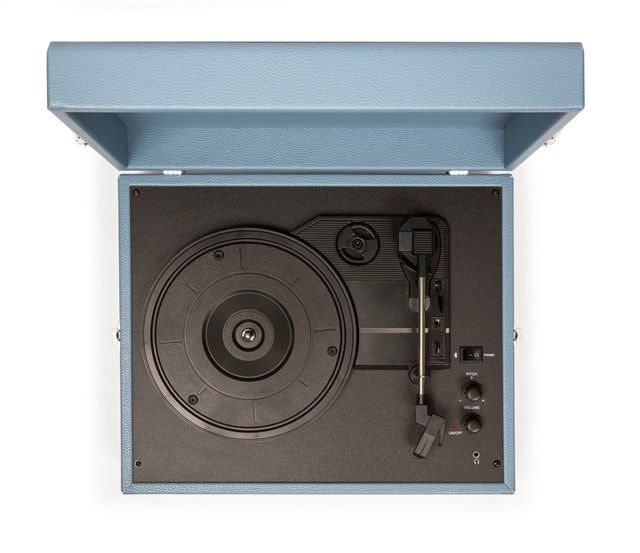 Crosley Voyager Washed Blue Bluetooth Turntable - 3