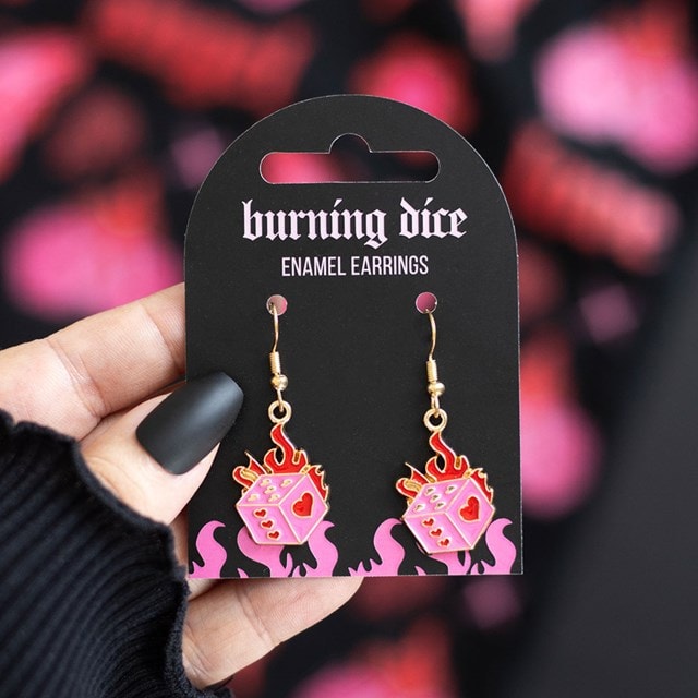 Burning Dice Earrings - 4