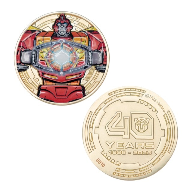 The Transformers The Movie 40th Anniversary Limited Edition 24K Gold Plated Presentation Coin - 2