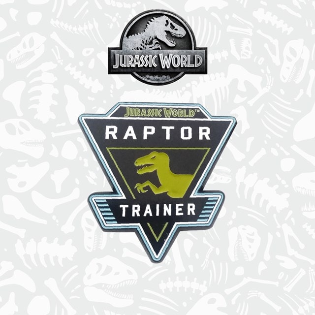 Jurassic World Raptor Trainer Pin Badge - 1