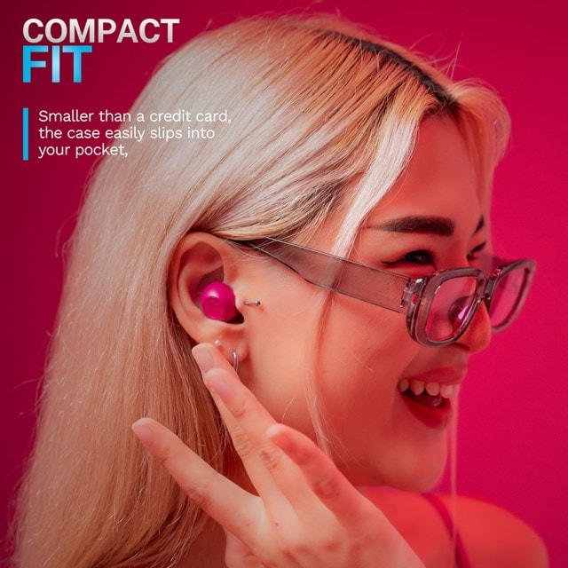 JLab Go Pop ANC Pink Active Noise Cancelling True Wireless Bluetooth Earphones - 6