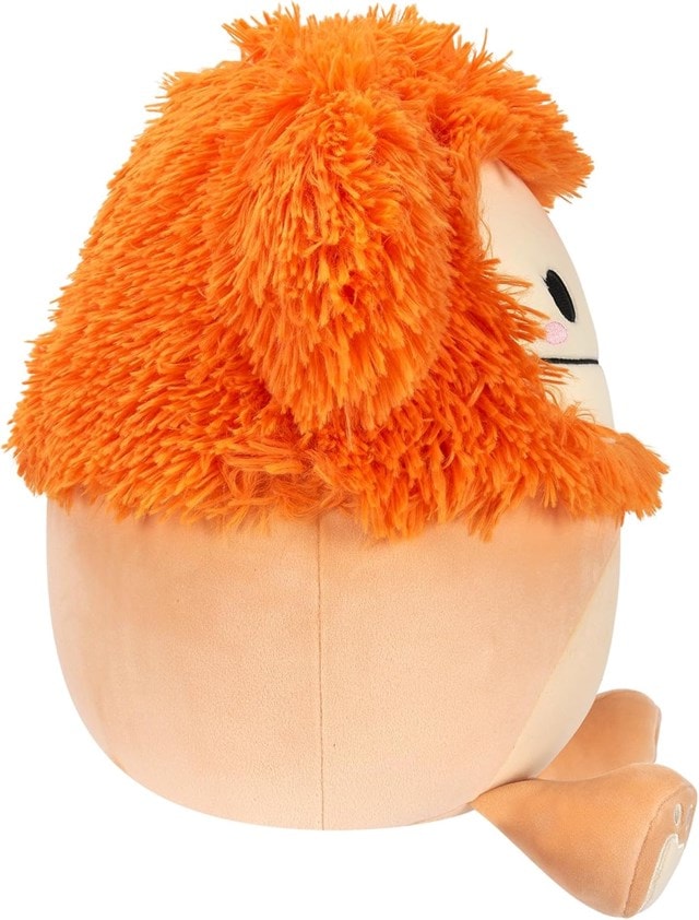 Shasta Light Orange Bigfoot With Flower Pin Squishmallows Plush - 3