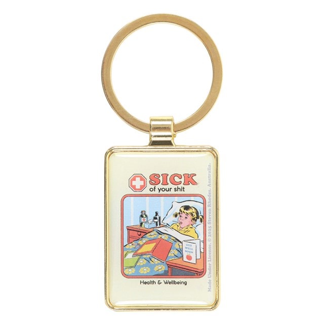 Sick Of Your Shit Steven Rhodes Keyring - 2