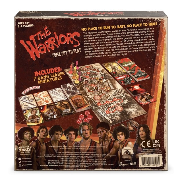 Come Out To Play The Warriors Funko Board Game Board Game Free