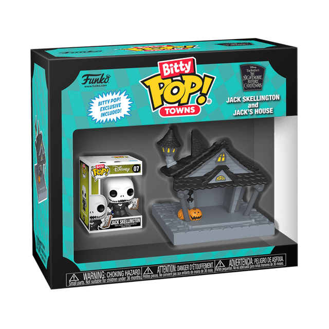 Jack Skellington At Home Nightmare Before Christmas Funko Bitty Pop Town - 1