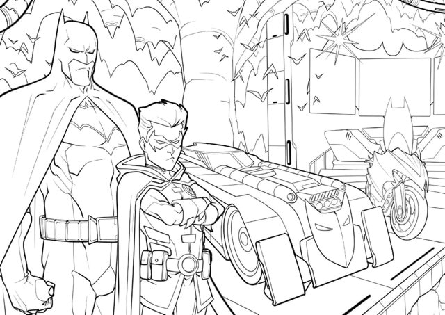 Batman Official Mini Colouring Book And Pencils Set - 5