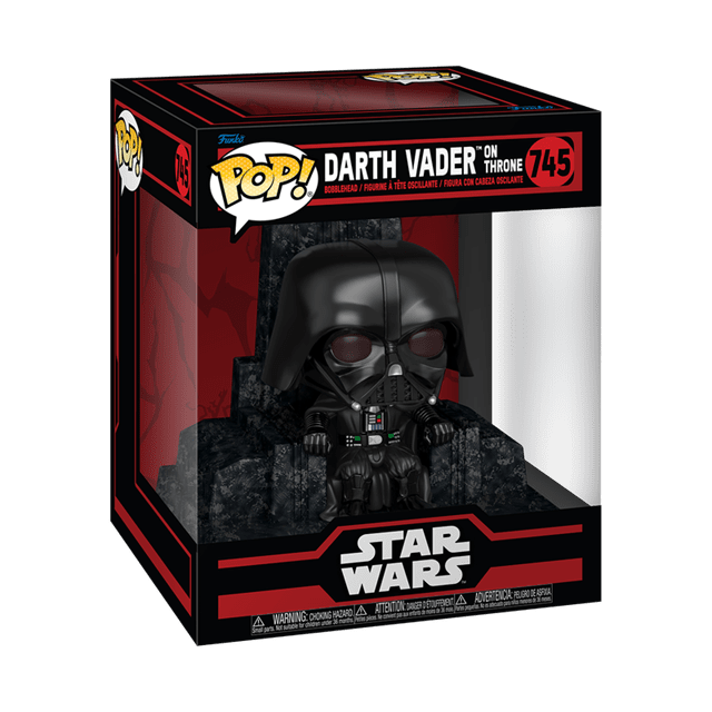 Darth Vader On Throne 745 Star Wars Dark Side Funko Pop Vinyl Deluxe - 2