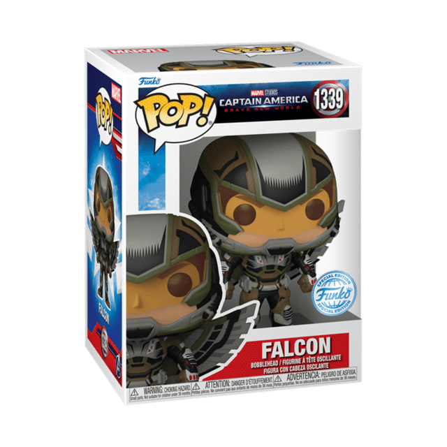 Falcon 1339 Captain America Brave New World Limited Edition Funko Pop Vinyl - 2