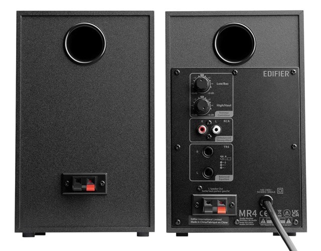 Edifier MR4 2.0 Black Monitor Reference Speaker System - 5
