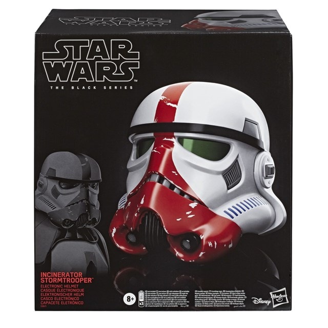 Incinerator Stormtrooper Star Wars Black Series Hasbro Electronic Helmet - 2